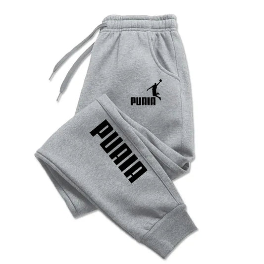 Men's Casual Jogger Trousers-Autumn/Winter.