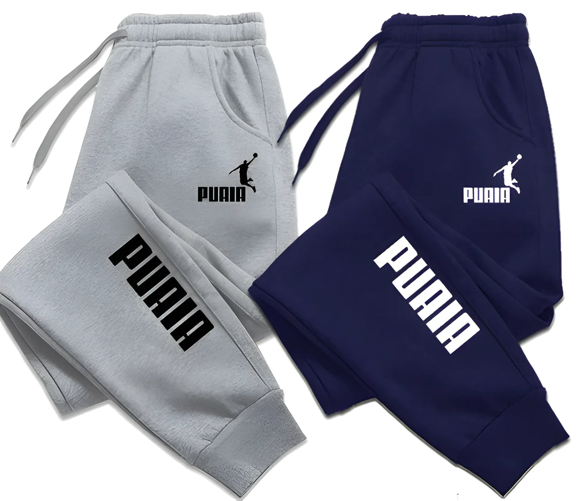 Men's Casual Jogger Trousers-Autumn/Winter.