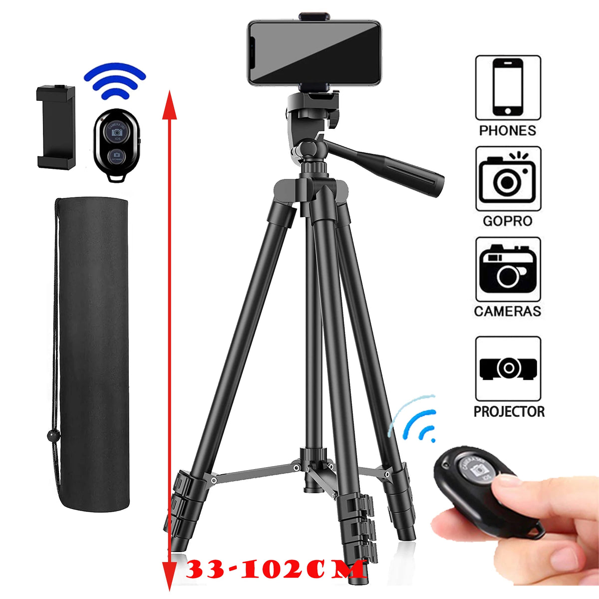 Phone Live Tripod Universal Camera Flexible Tripod Stand Phone Holder Lightweight Photography Accessories For Phone DSLR Camera