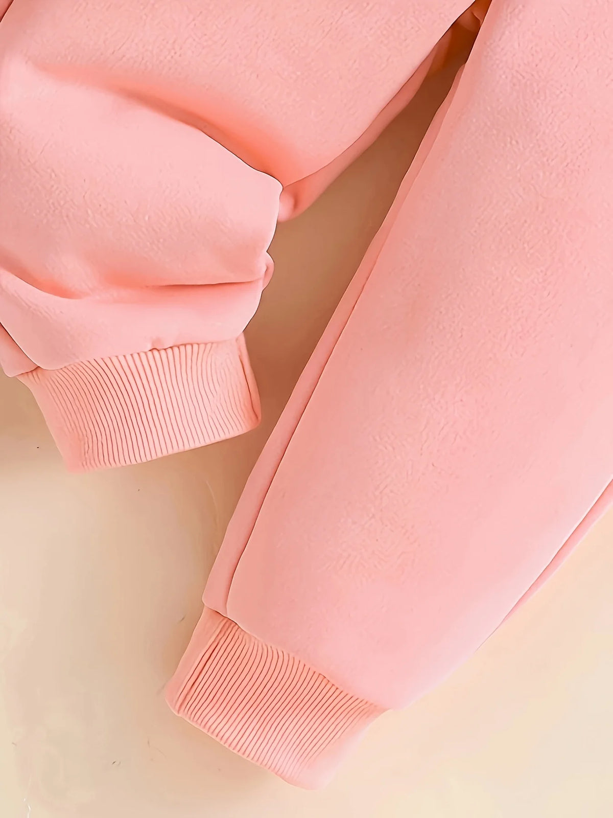 Big sale heart Dog Pink fleece spirng fall winter hooded clothing sets for baby girls cheap